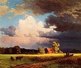 Albert Bierstadt Canvas Paintings - Bavarian Landscape